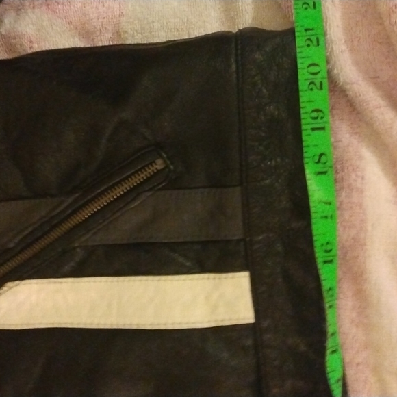 Black leather jacket men's size medium - Picture 12 of 12